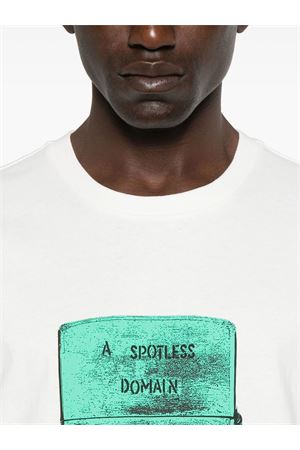T-shirt in cotone bianco OAMC PEACEMAKER | PCM1OT02RJE002002